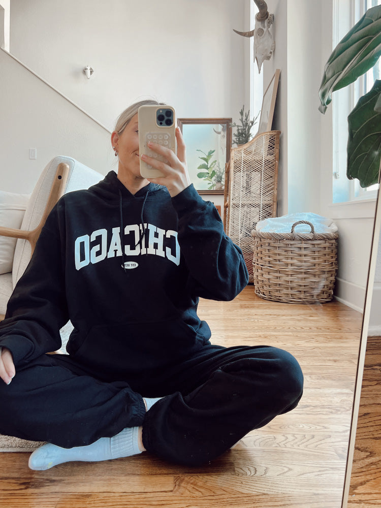 Chicago Hoodie - Black