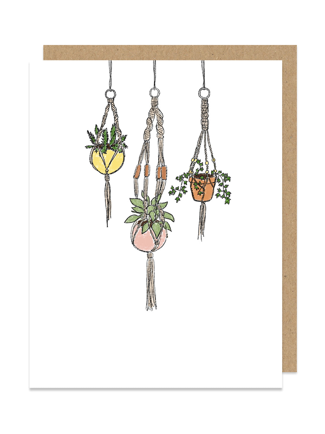 Macrame Plant Hanger Card