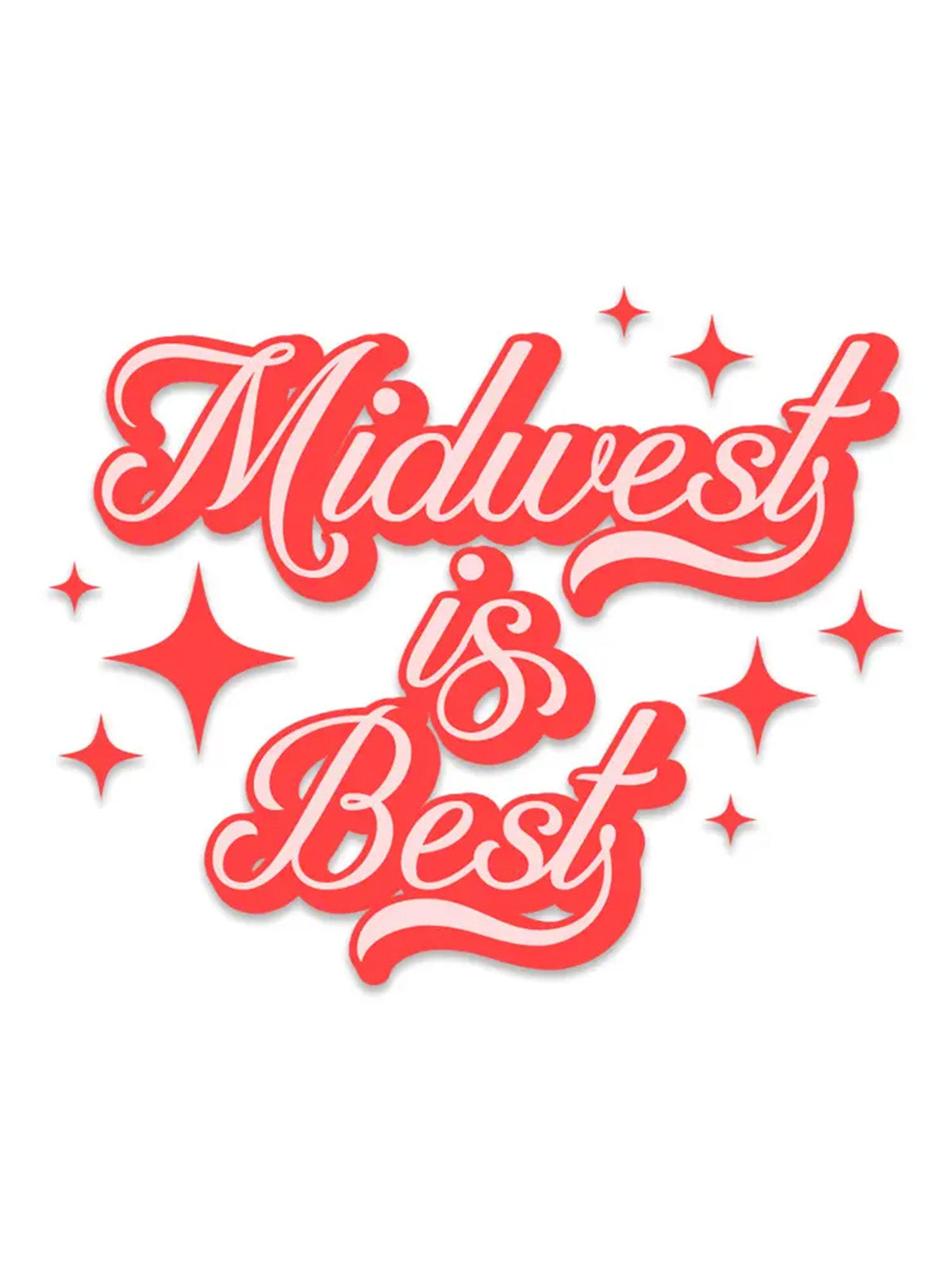 Midwest is Best Vinyl Sticker