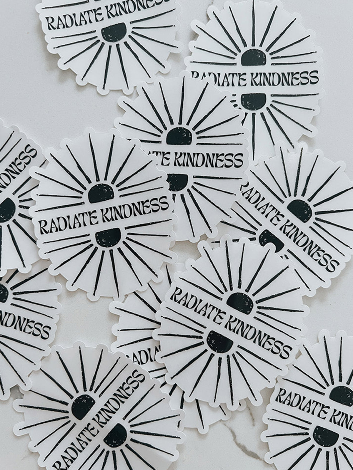Radiate Kindness Vinyl Sticker