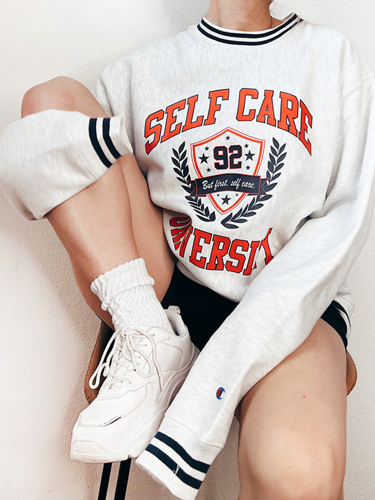 Self Care University Crewneck Sweatshirt