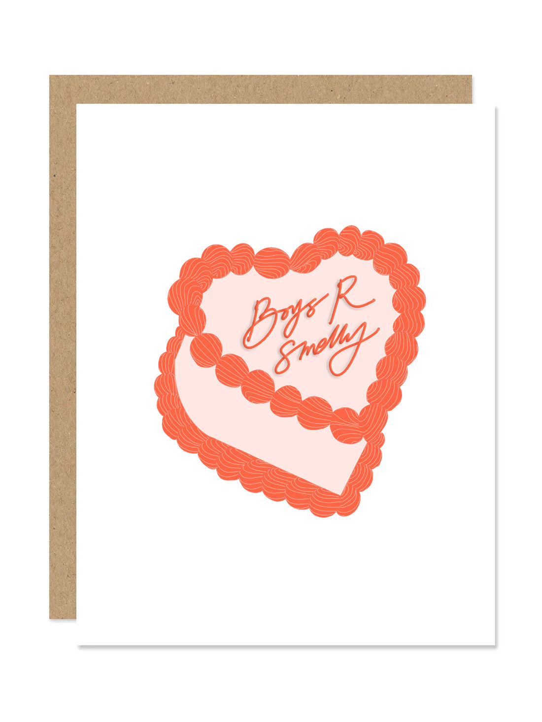 Boys R Smelly Cake Card
