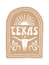 Texas Vinyl Sticker - Sand