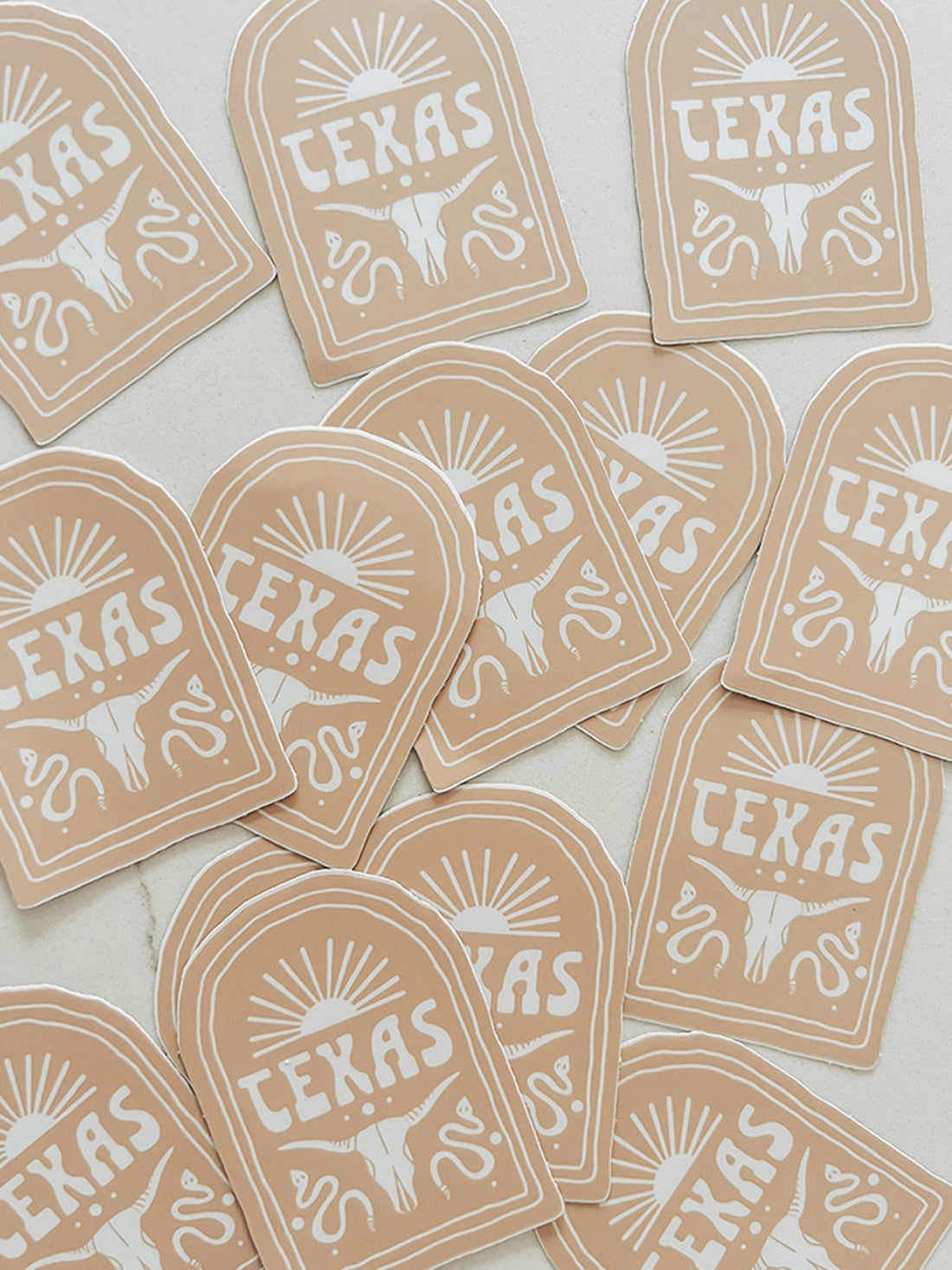 Texas Vinyl Sticker - Sand