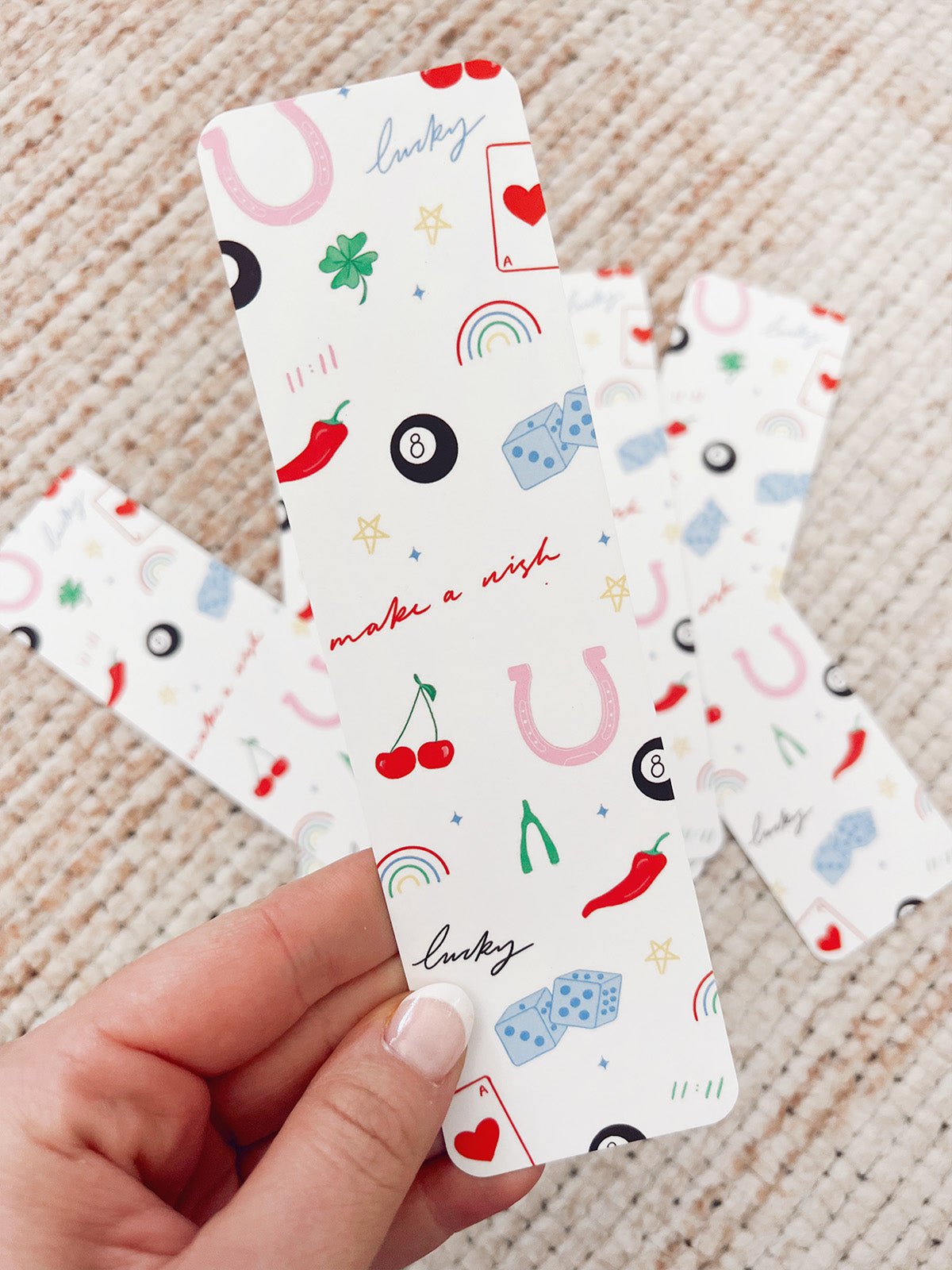 Lucky Bookmark - "Make A Wish"