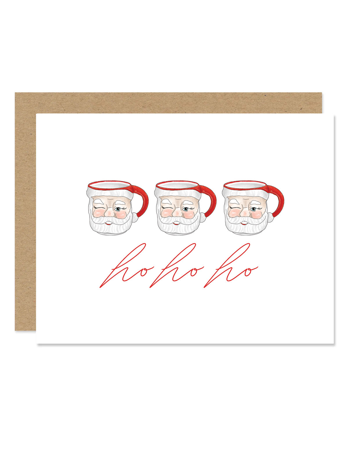 Vintage Santa Ho Ho Ho Card