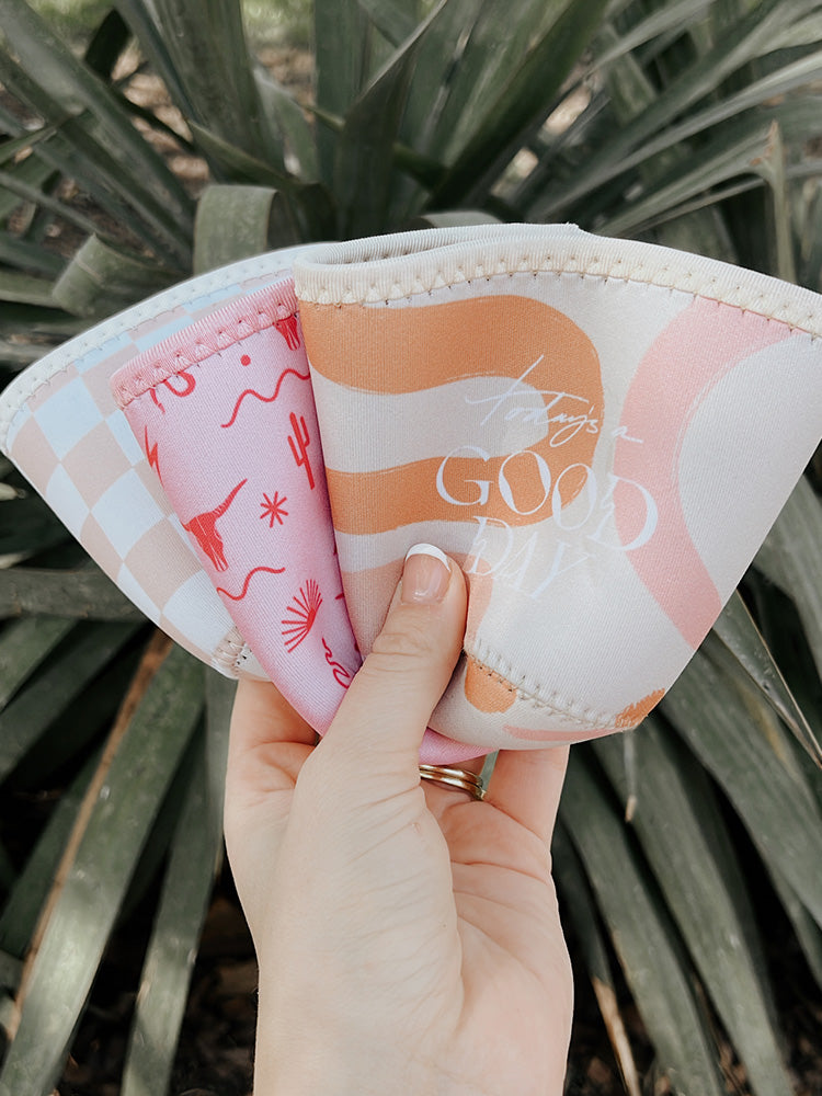 Pink Southwest Iced Coffee Sleeve