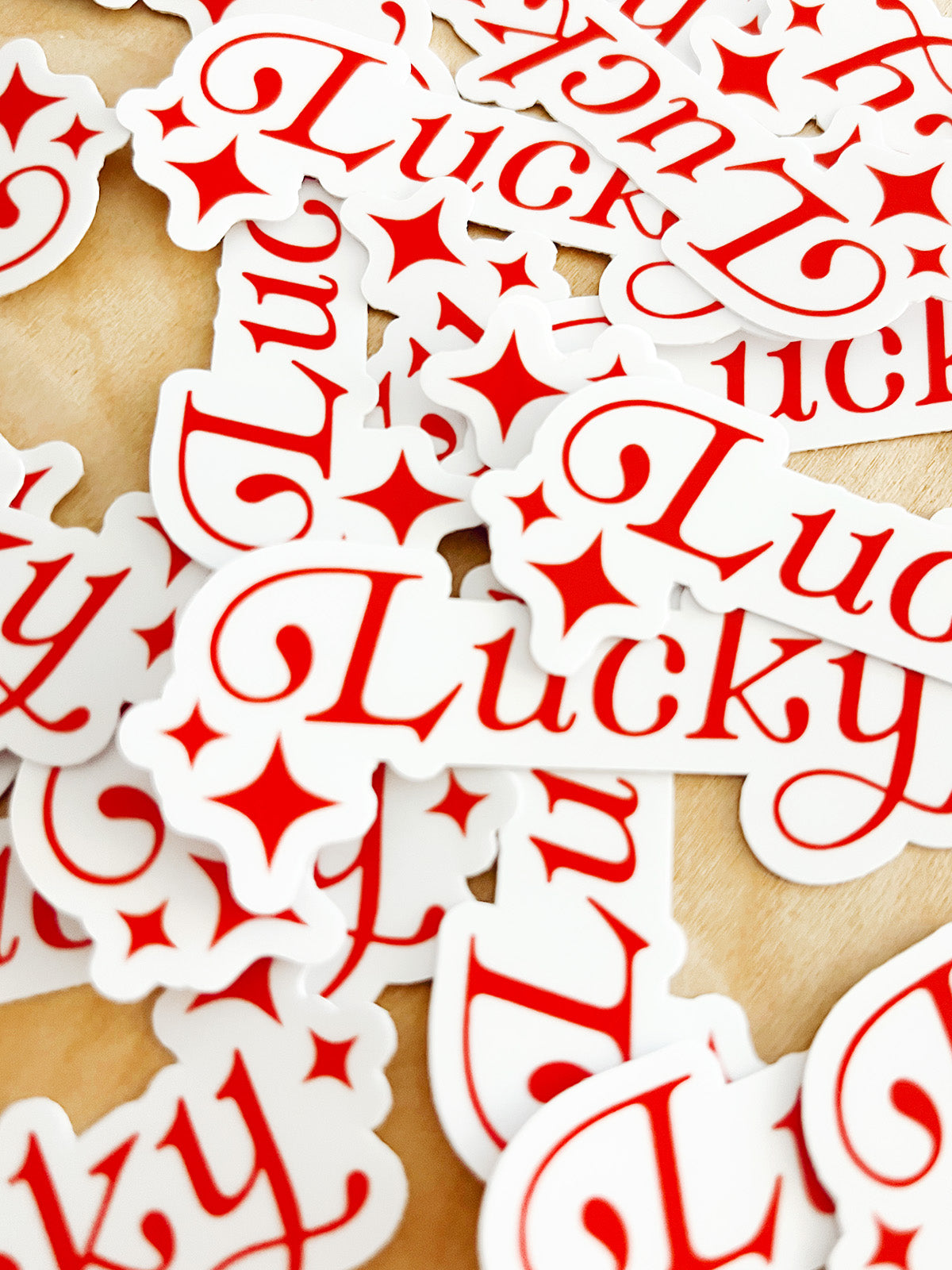 Lucky Vinyl Sticker