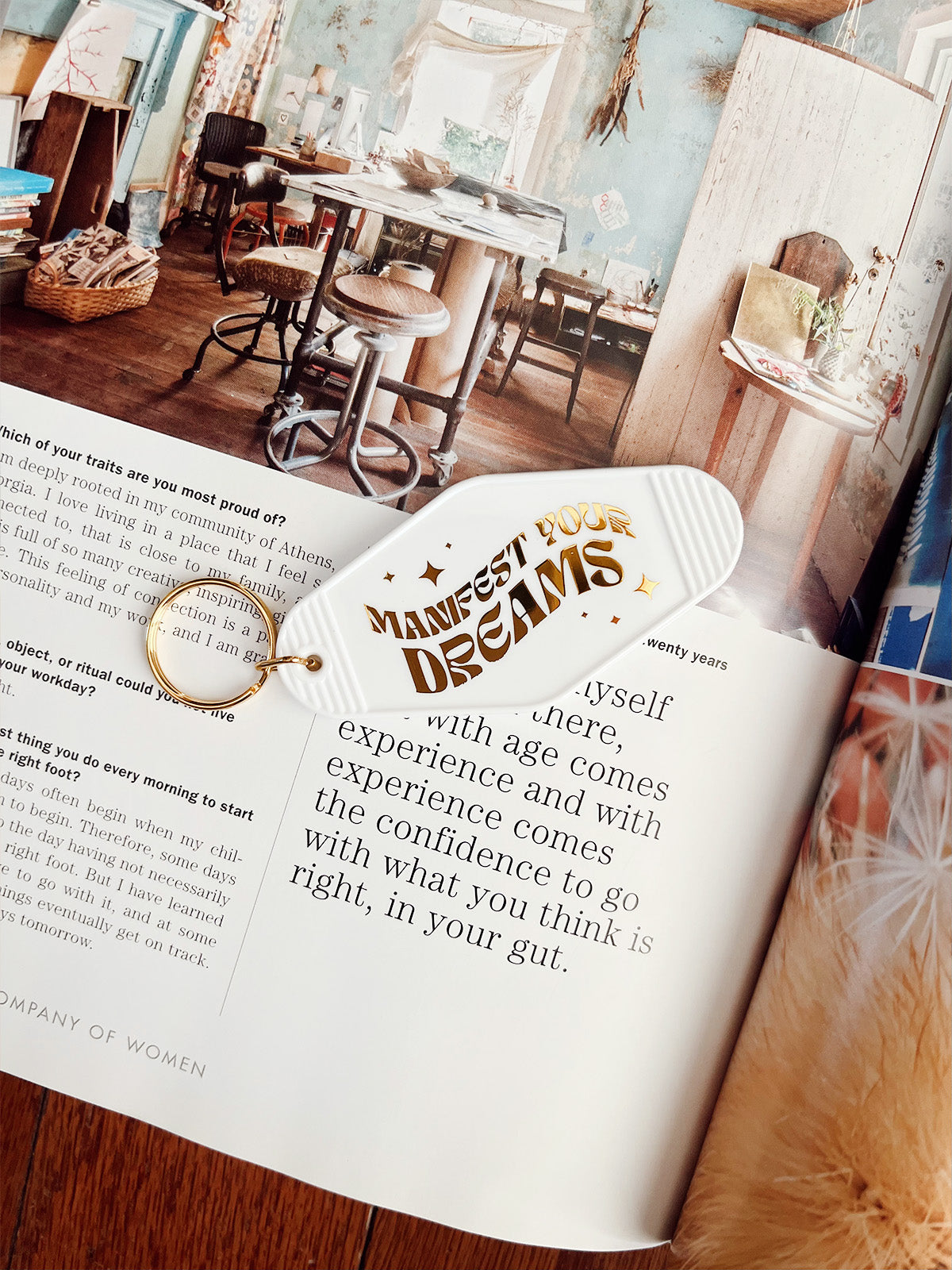 Manifest Your Dreams Keychain