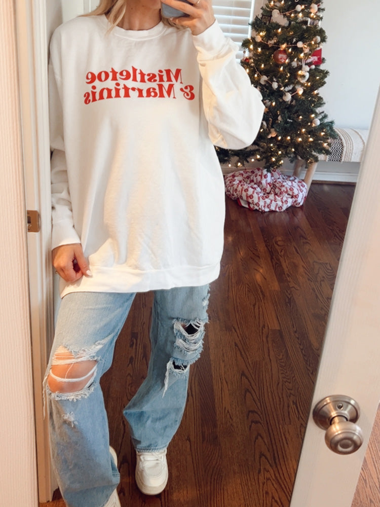Mistletoe & Martinis Sweatshirt