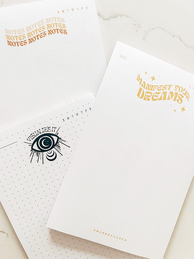 Manifest Yorur Dreams Notepad