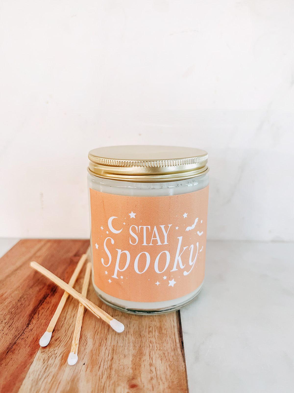 Stay Spooky Glass Candle