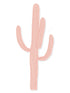 Pink Cactus Vinyl Sticker