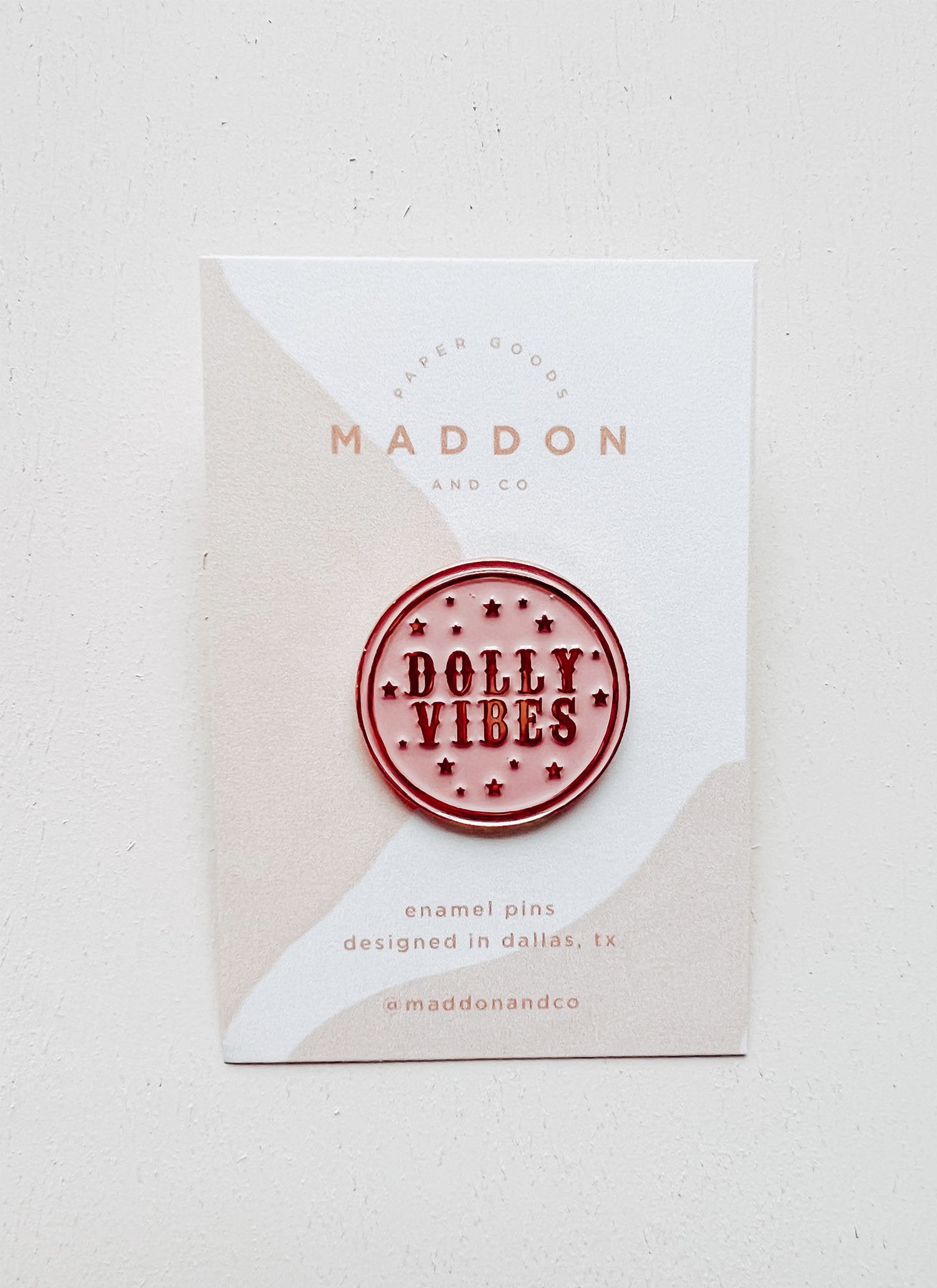 Dolly Vibes Enamel Pin