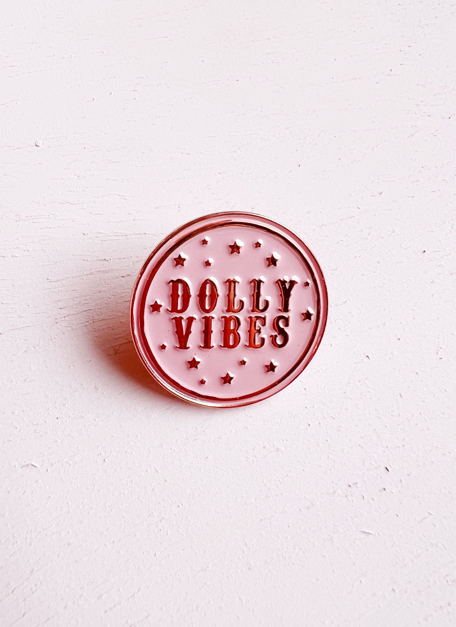 Dolly Vibes Enamel Pin