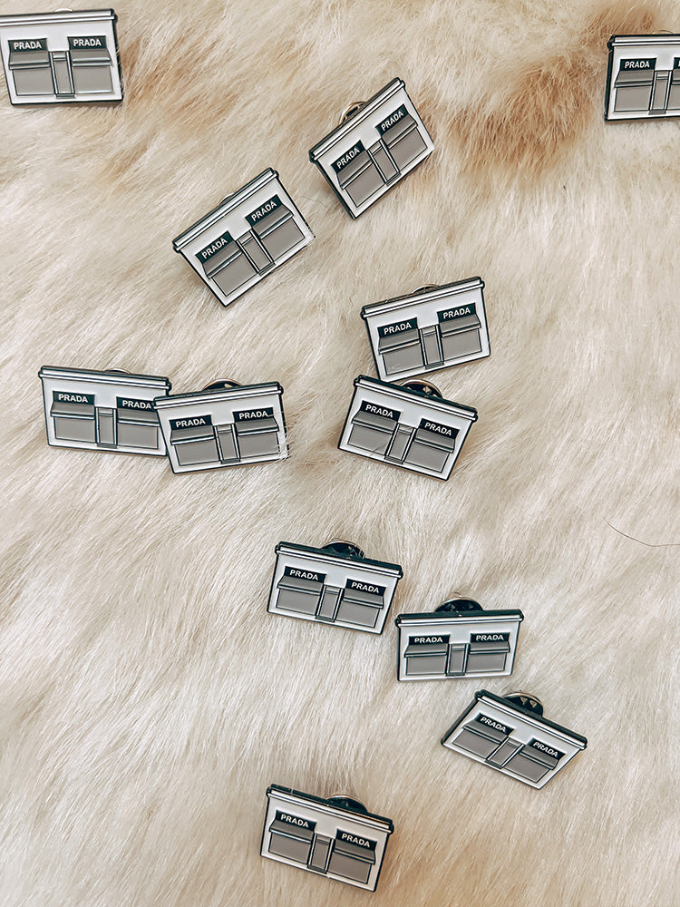 Prada Marfa Enamel Pin