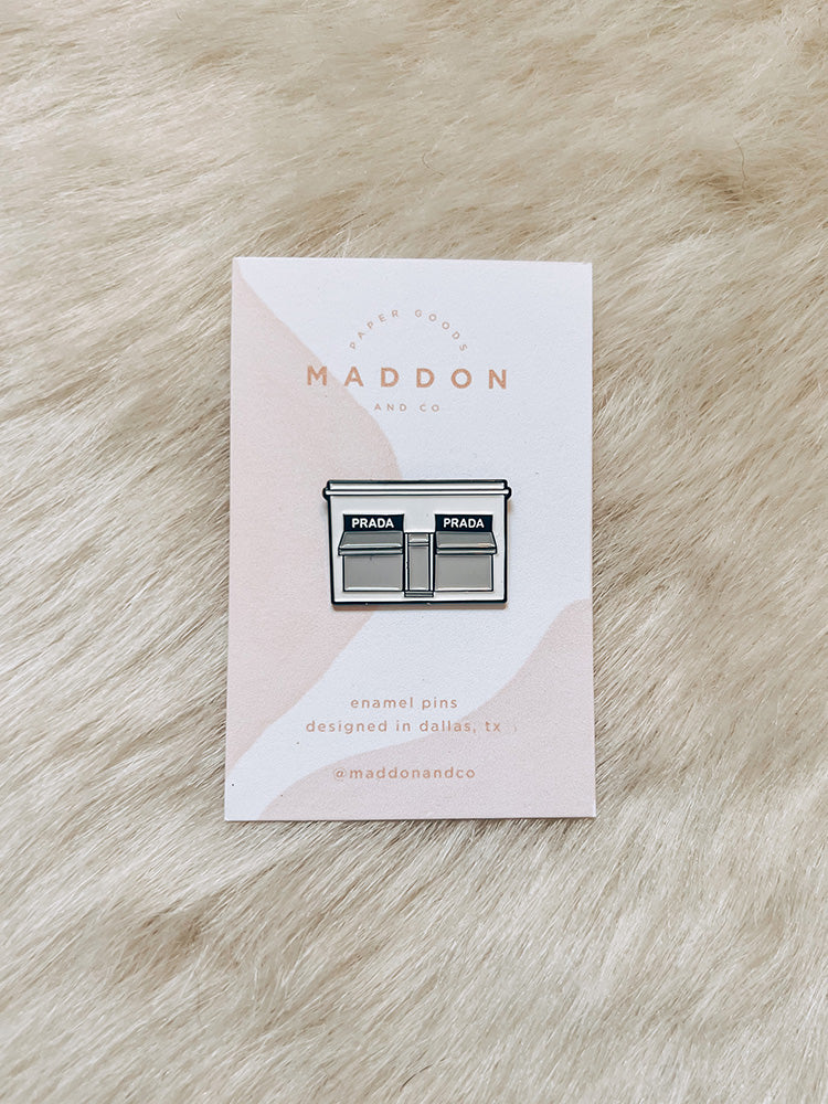 Prada Marfa Enamel Pin