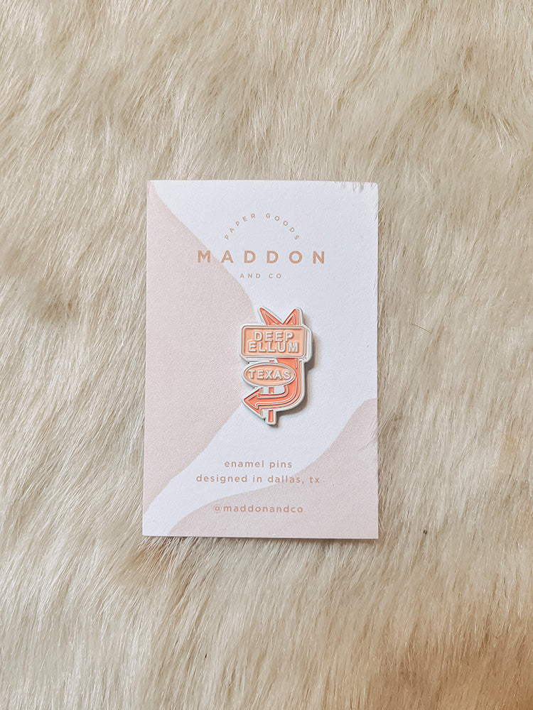 Deep Ellum Enamel Pin