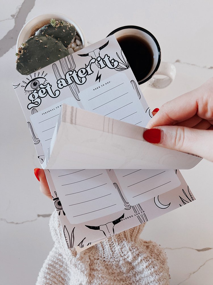 Get After It Notepad