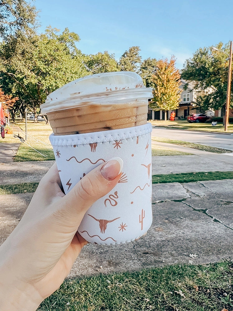 Tan Southwest Iced Coffee Sleeve