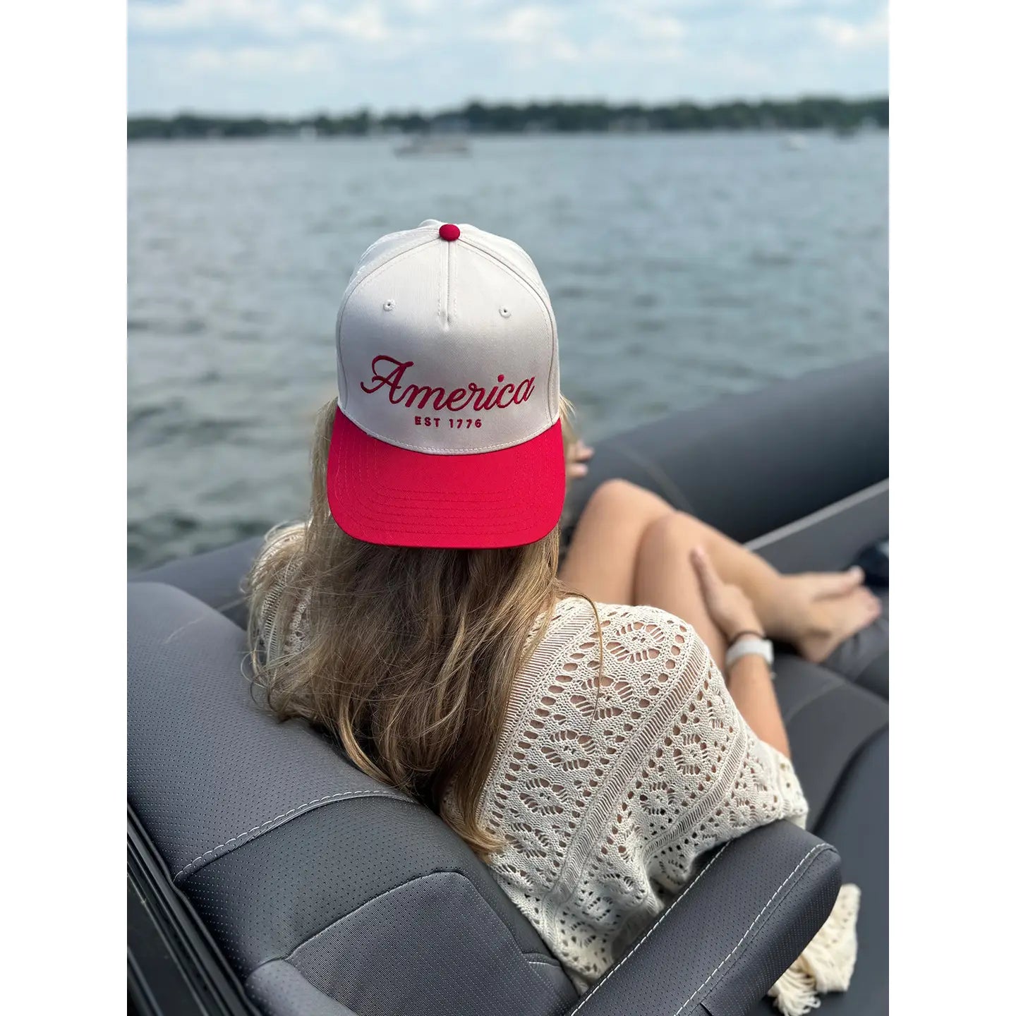 America Hat - Embroidered