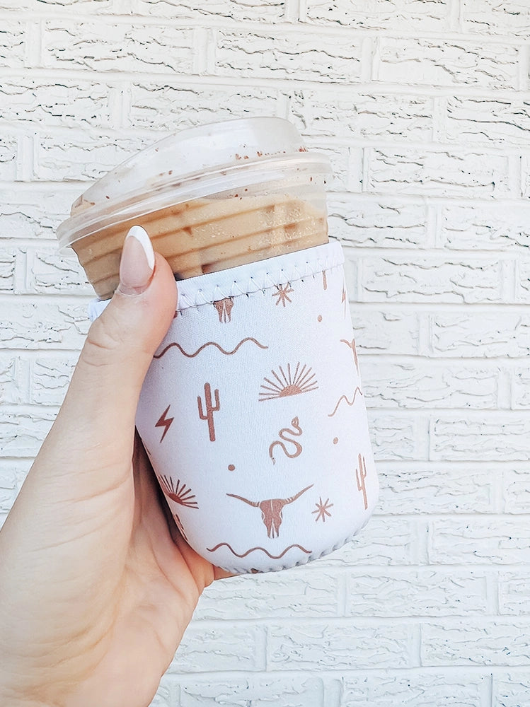 Tan Southwest Iced Coffee Sleeve