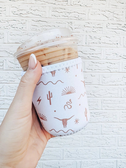 Tan Southwest Iced Coffee Sleeve