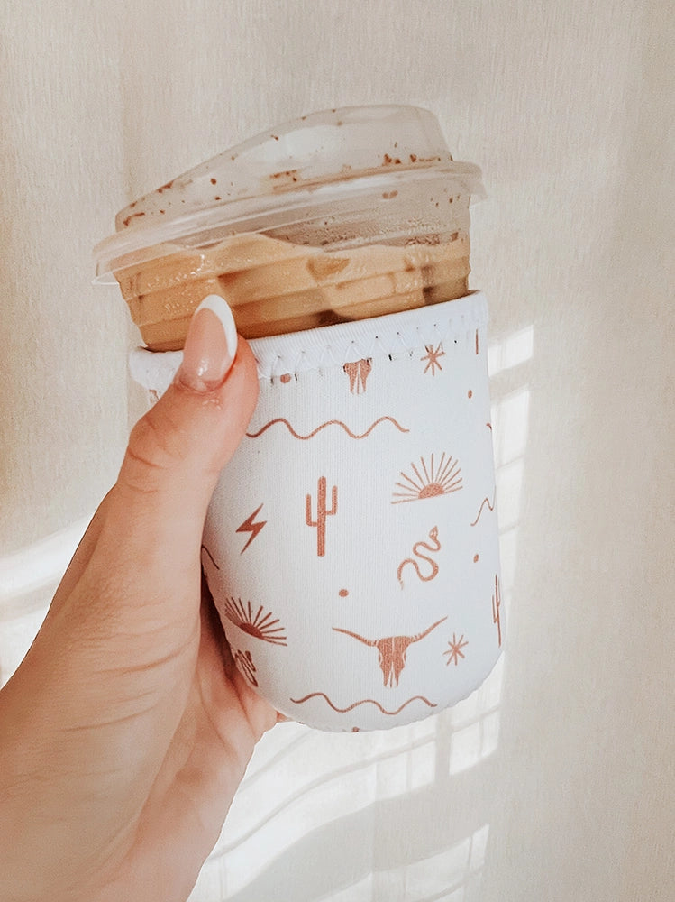 Tan Southwest Iced Coffee Sleeve