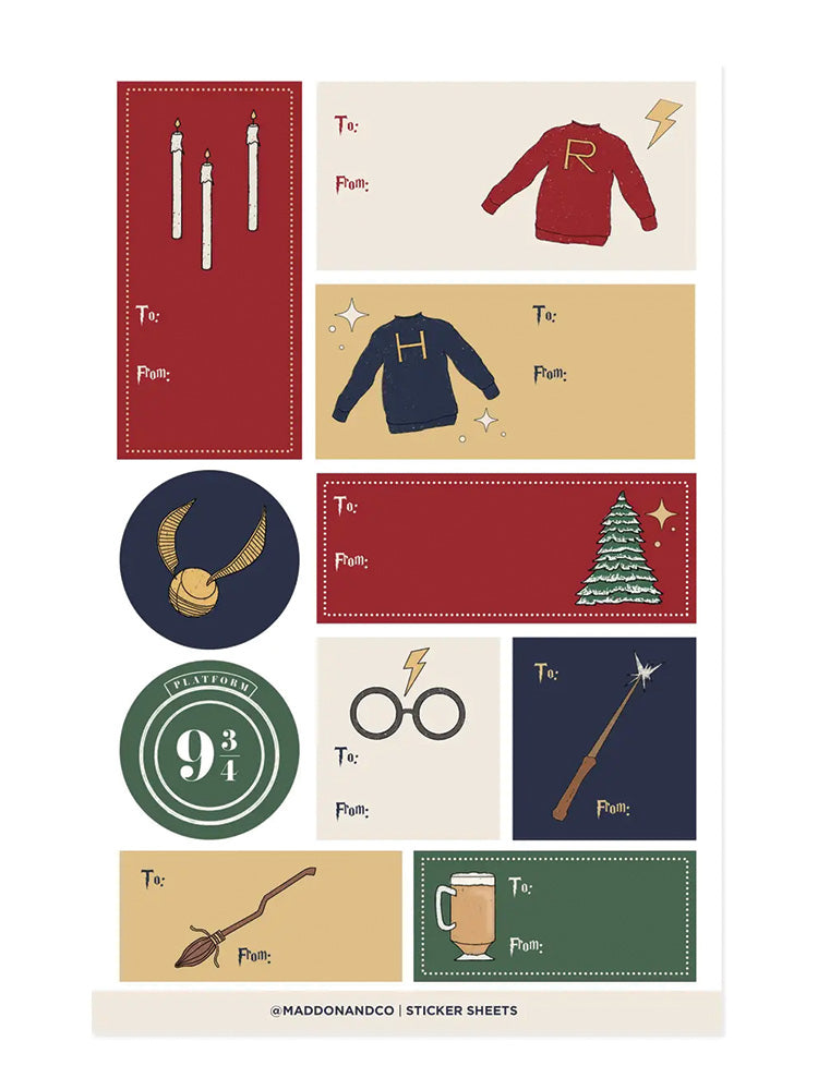 Hogwarts Gift Sticker Set