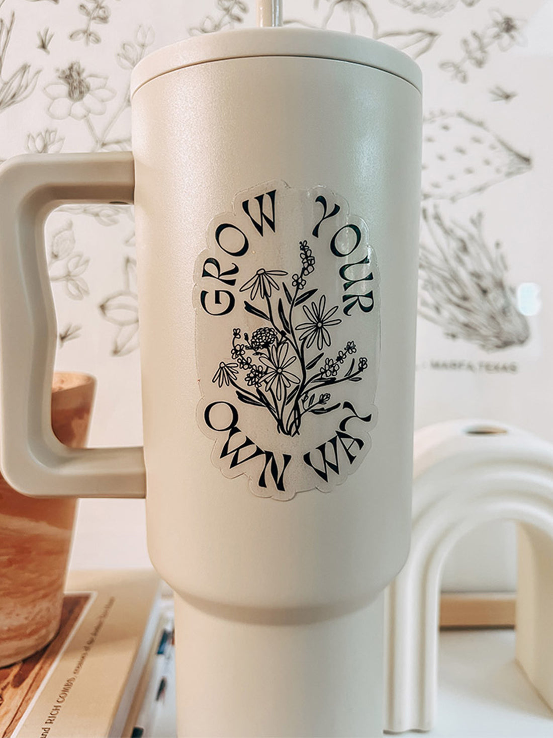 Grow Your Own Way Vinyl Sticker