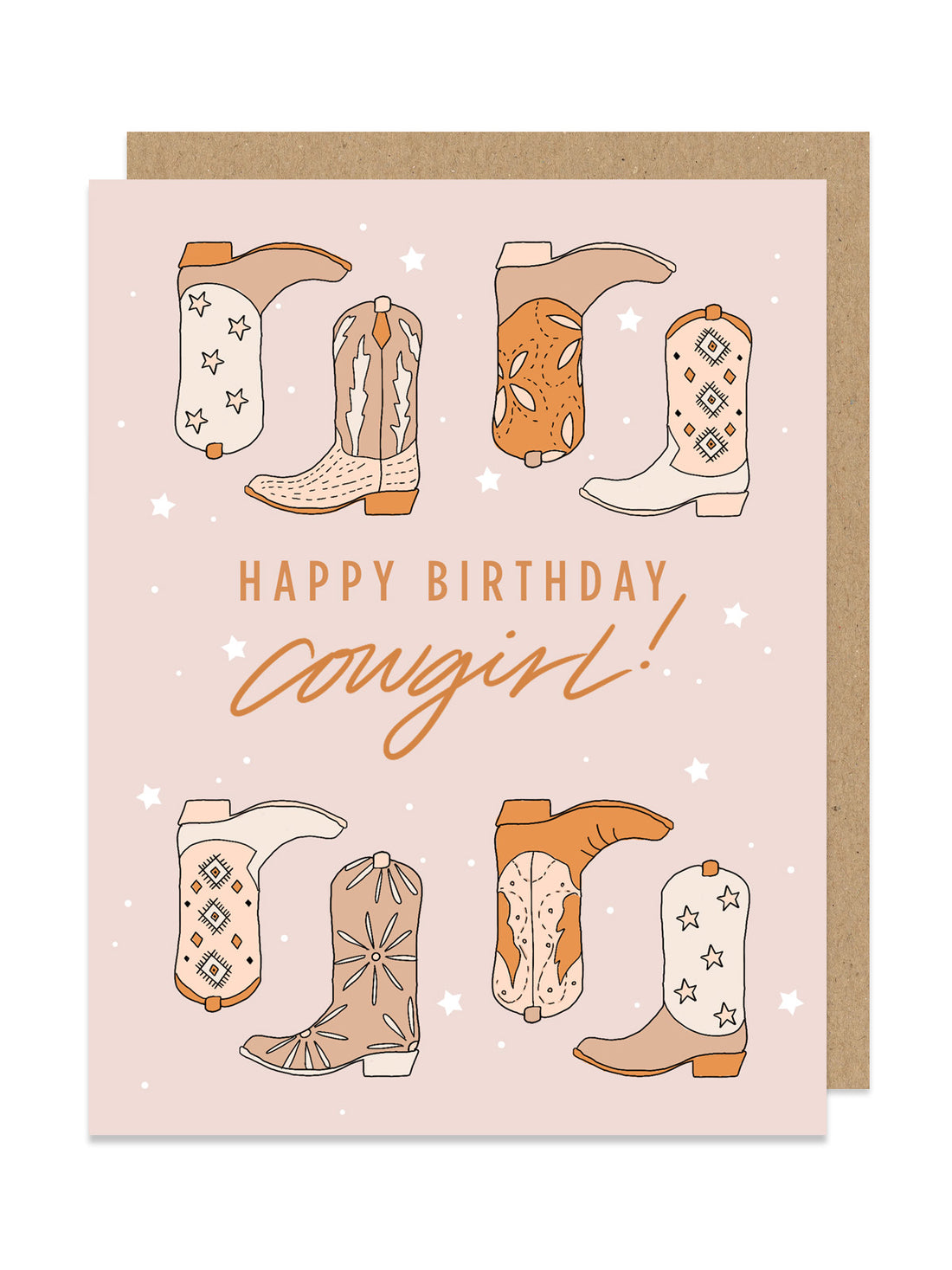 Happy Birthday Cowgirl Card