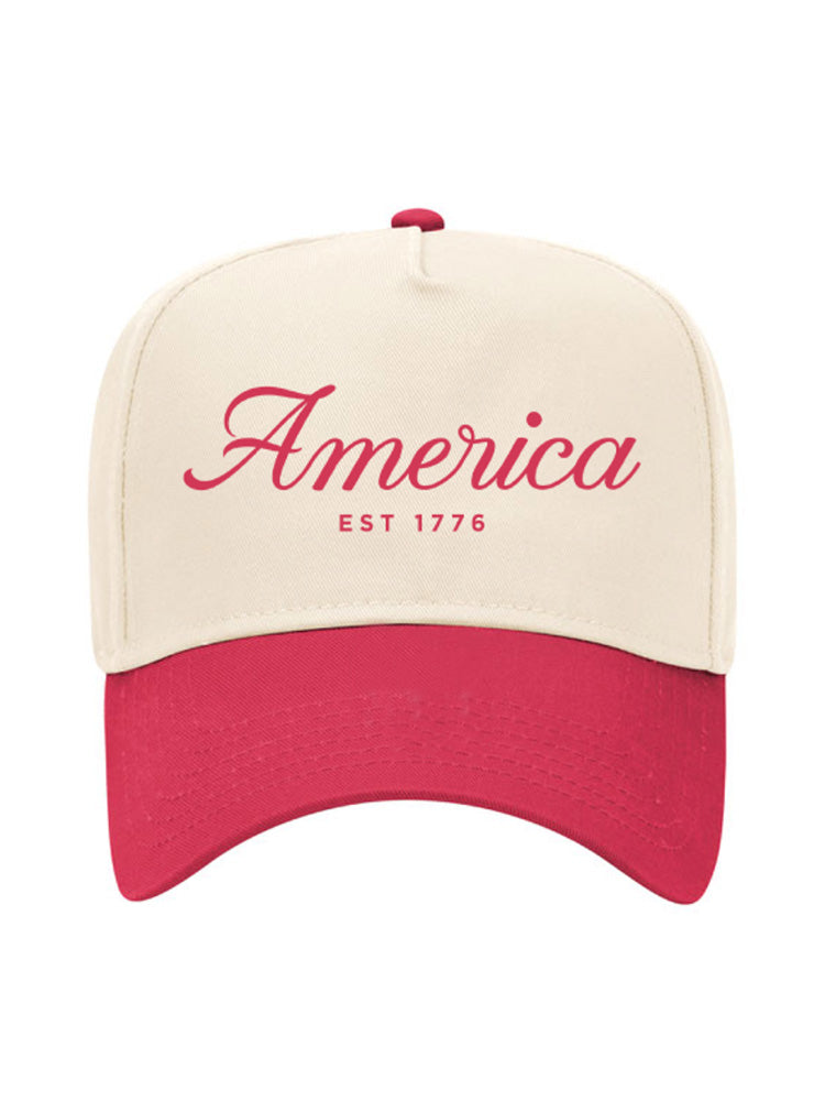 America Hat - Embroidered