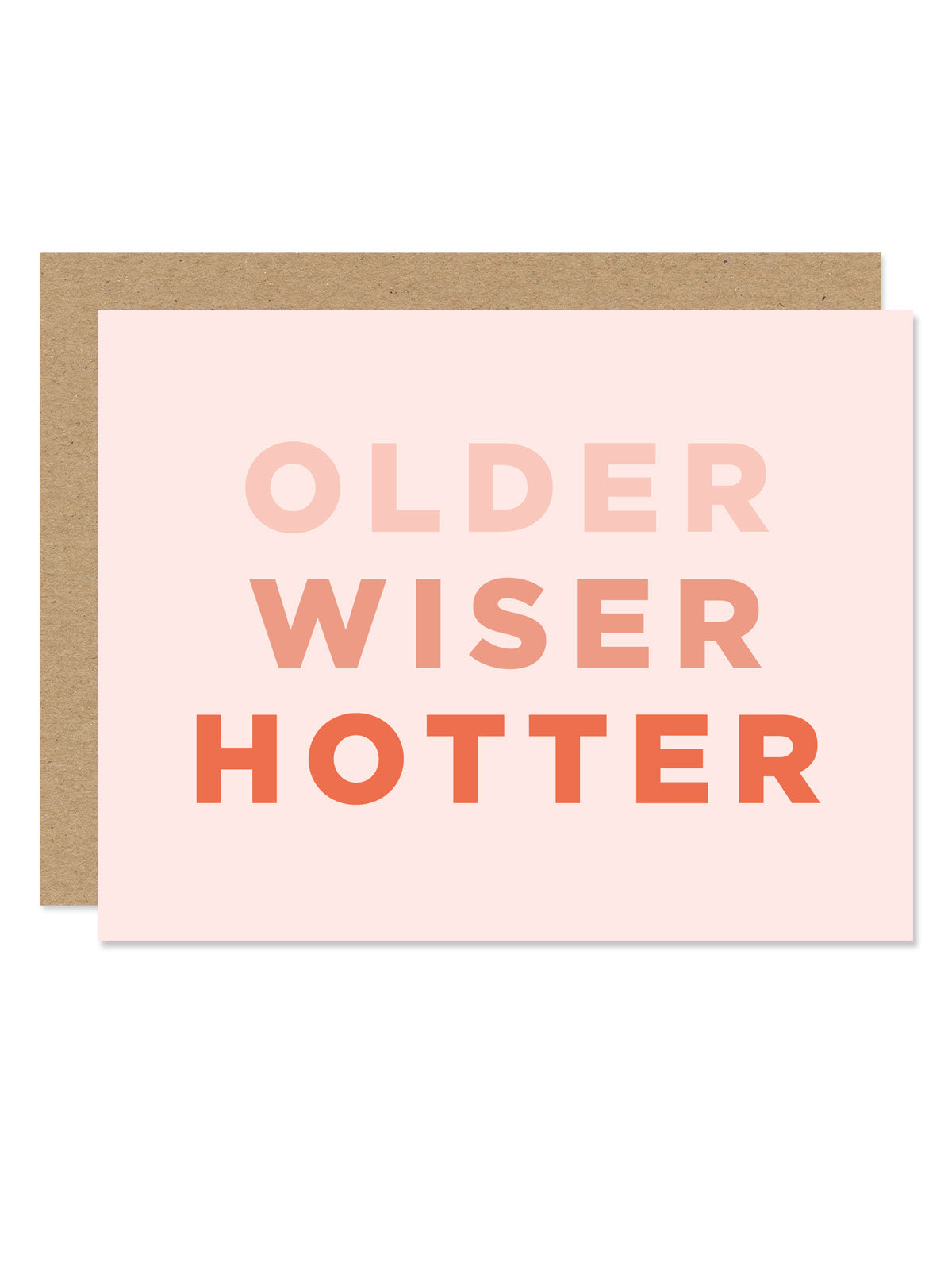 Older Wiser Hotter Card