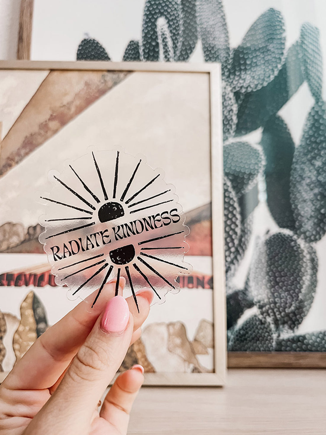 Radiate Kindness Vinyl Sticker