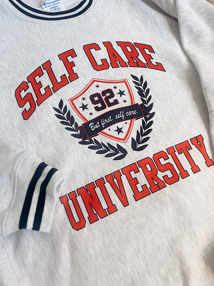 Self Care University Crewneck Sweatshirt