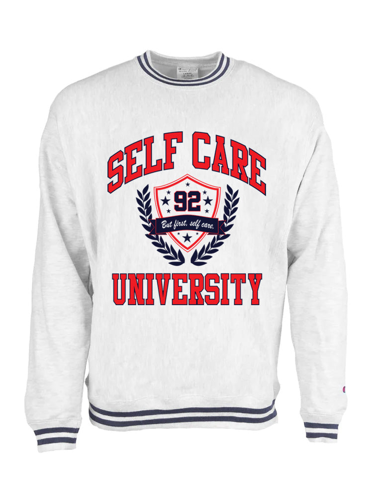 Self Care University Crewneck Sweatshirt