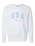 USA Crewneck Sweatshirt - White