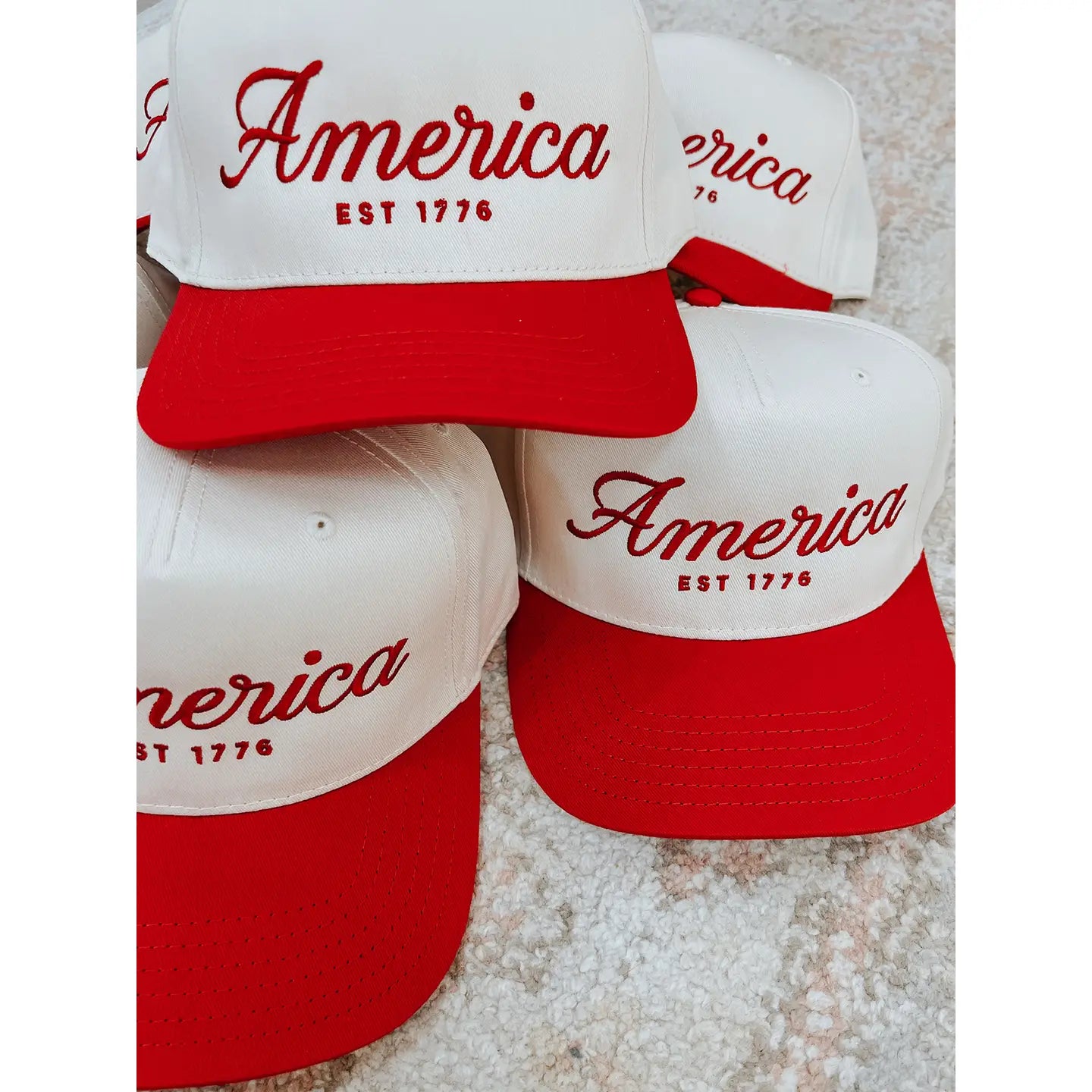 America Hat - Embroidered
