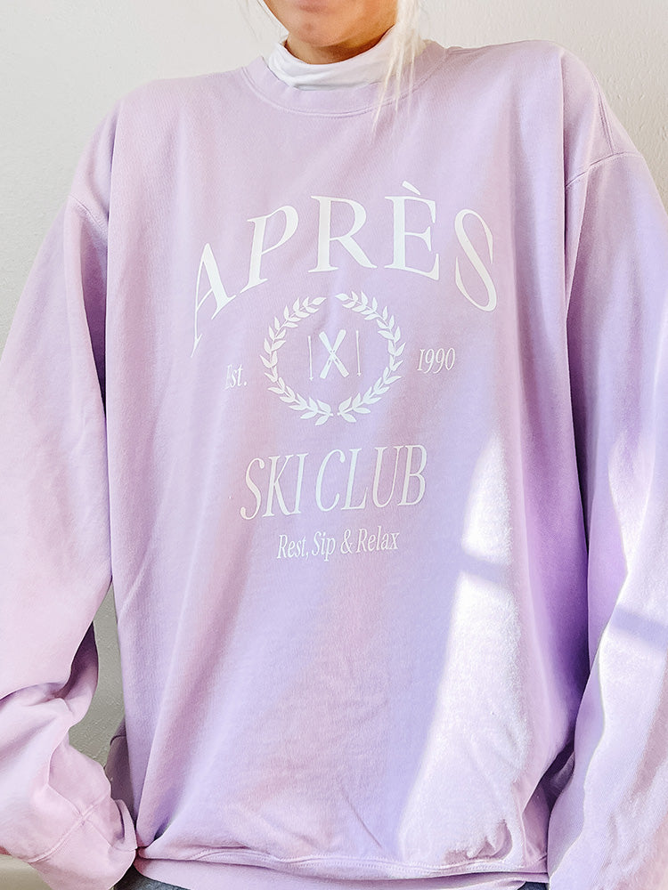 Après Ski Sweatshirt - Lavender