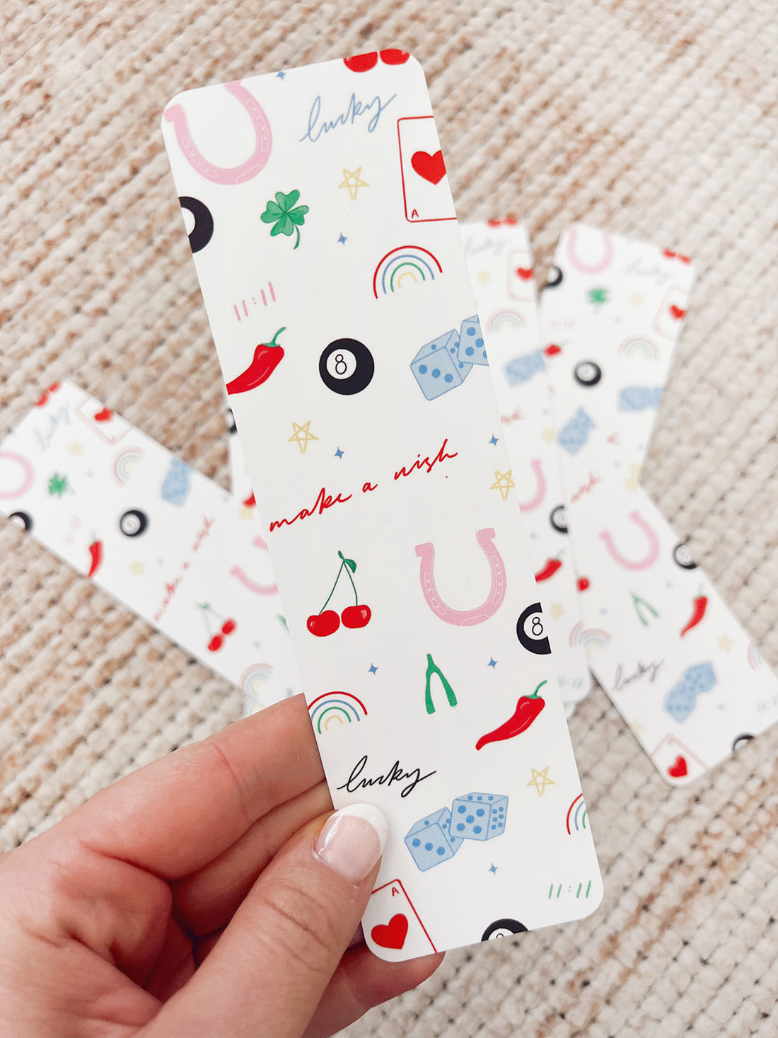 Lucky Bookmark - "Make A Wish"