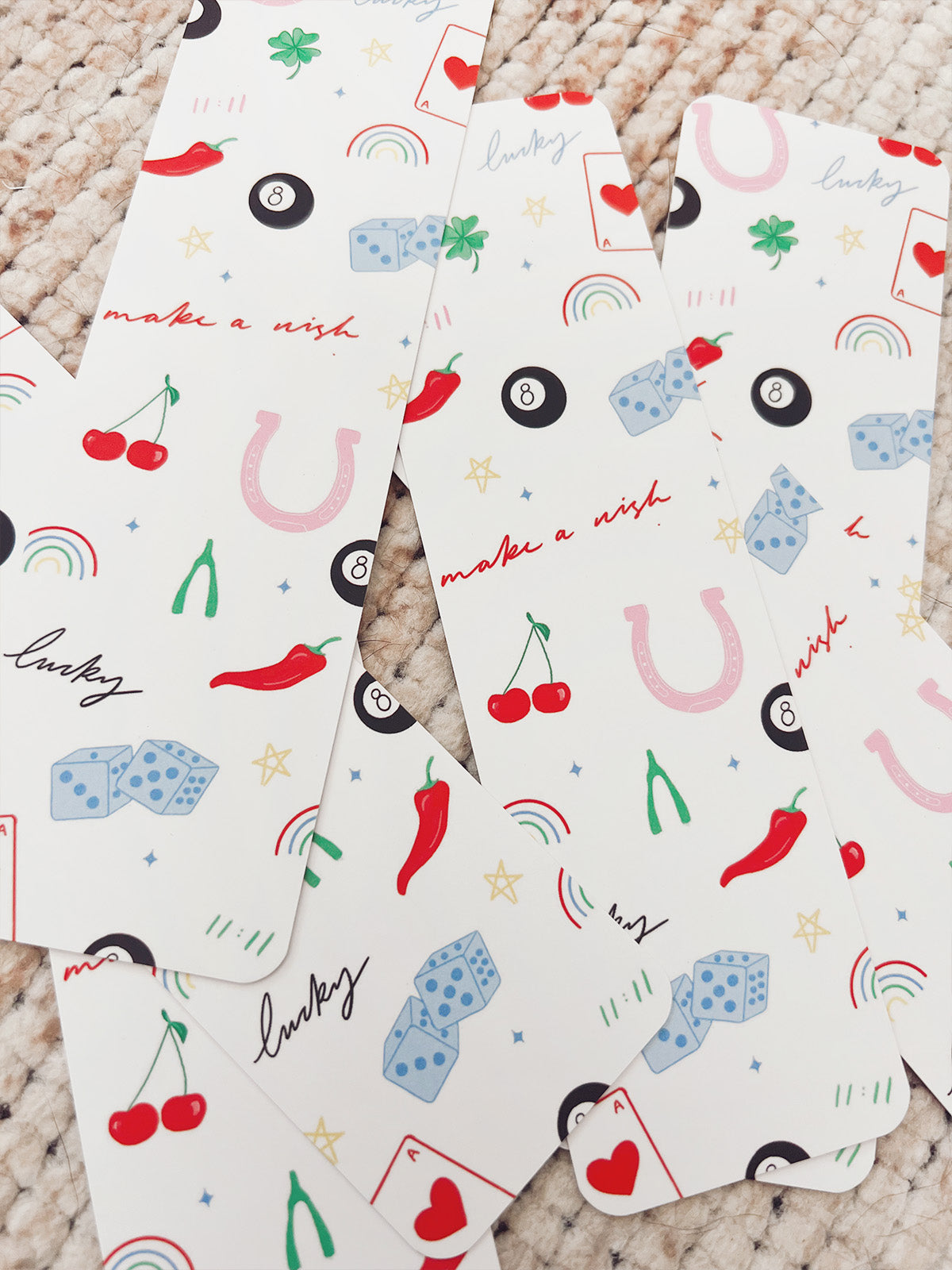 Lucky Bookmark - "Make A Wish"