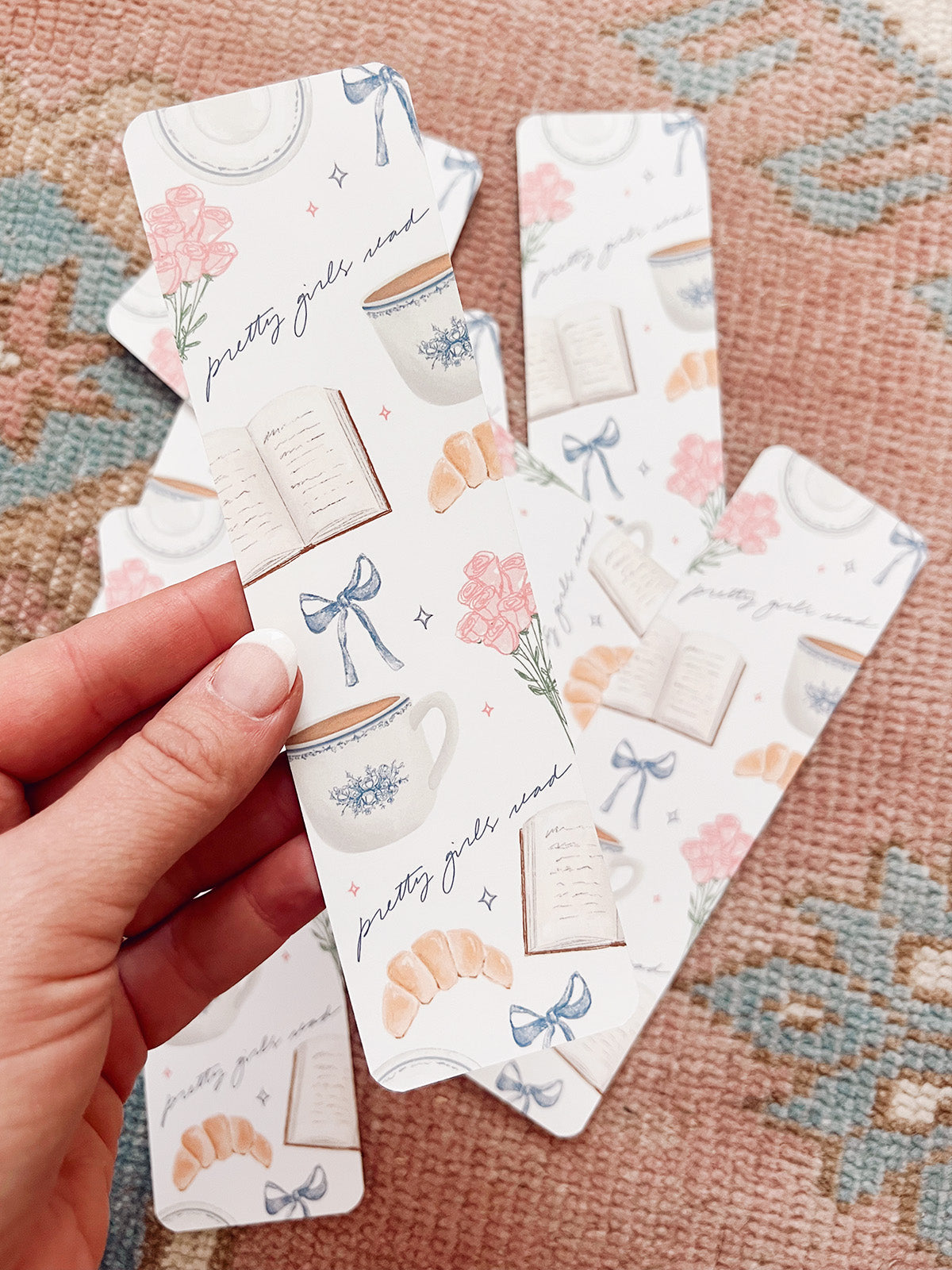 Whimsy Bookmark - "Pretty Girls Read"