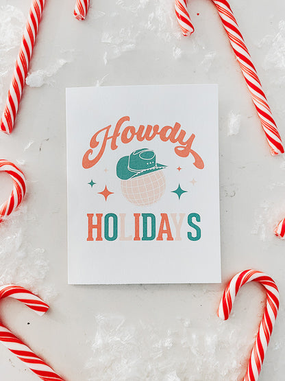 Howdy Holidays Card