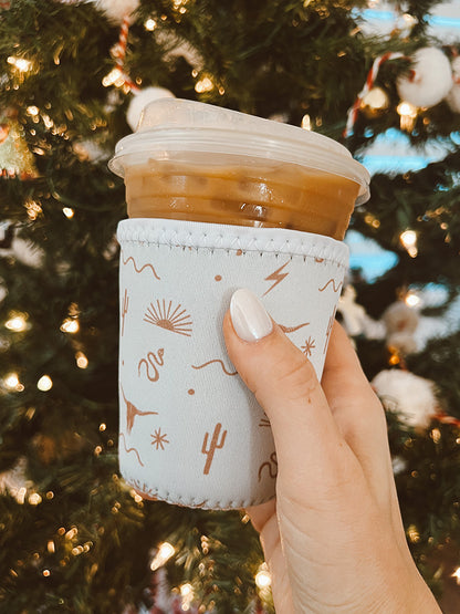 Tan Southwest Iced Coffee Sleeve