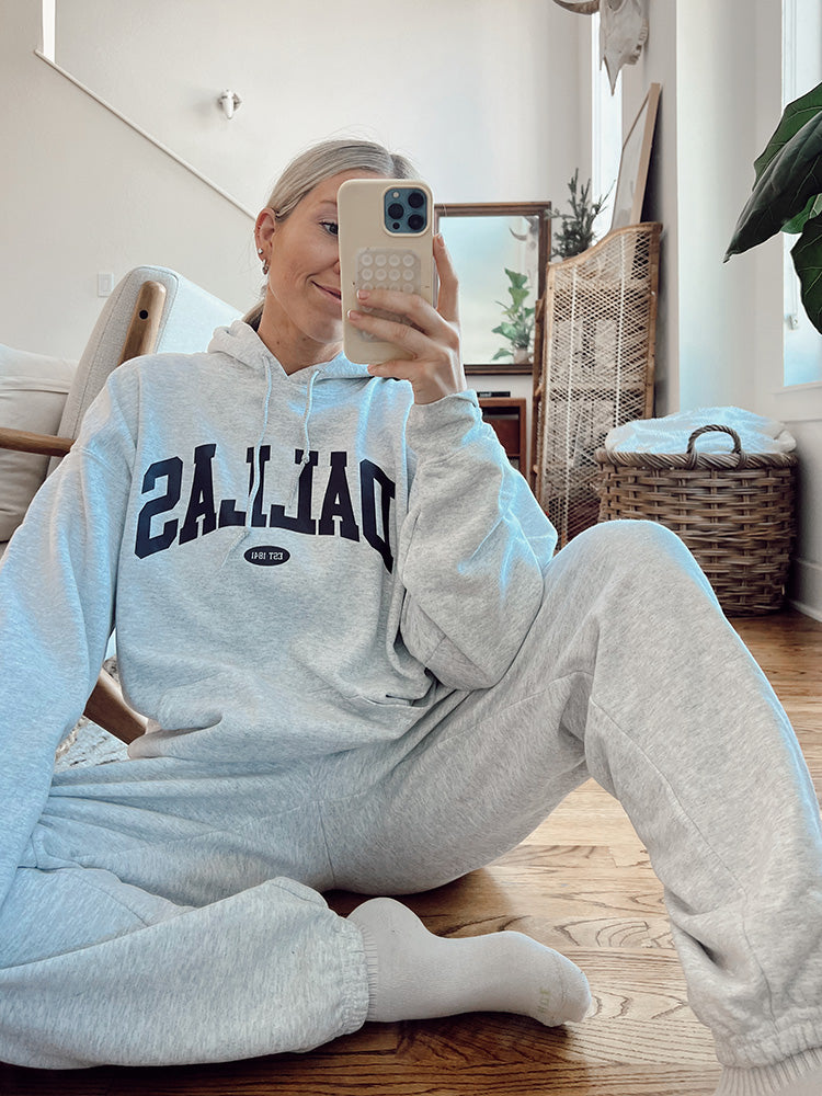 Dallas Sweatpants - Gray & Navy