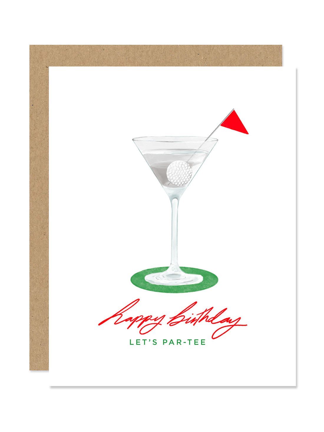 Golf Par-Tee Birthday Card