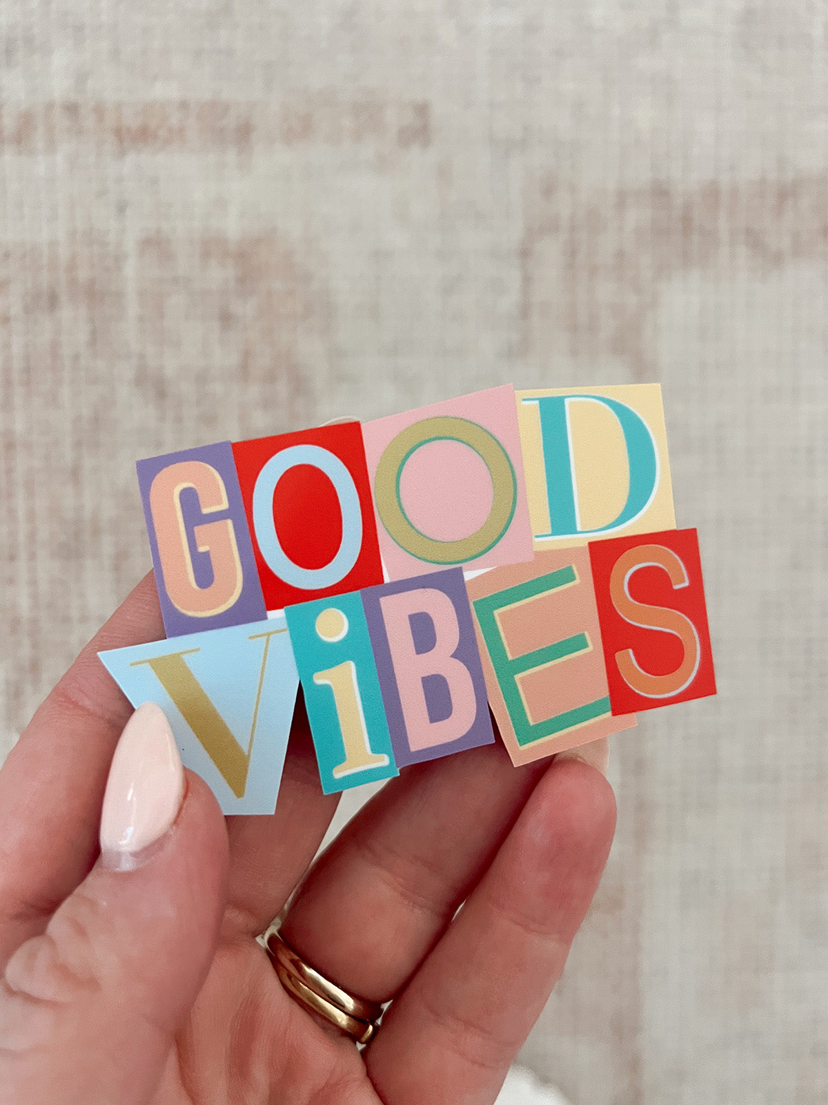 Good Vibes Vinyl Sticker