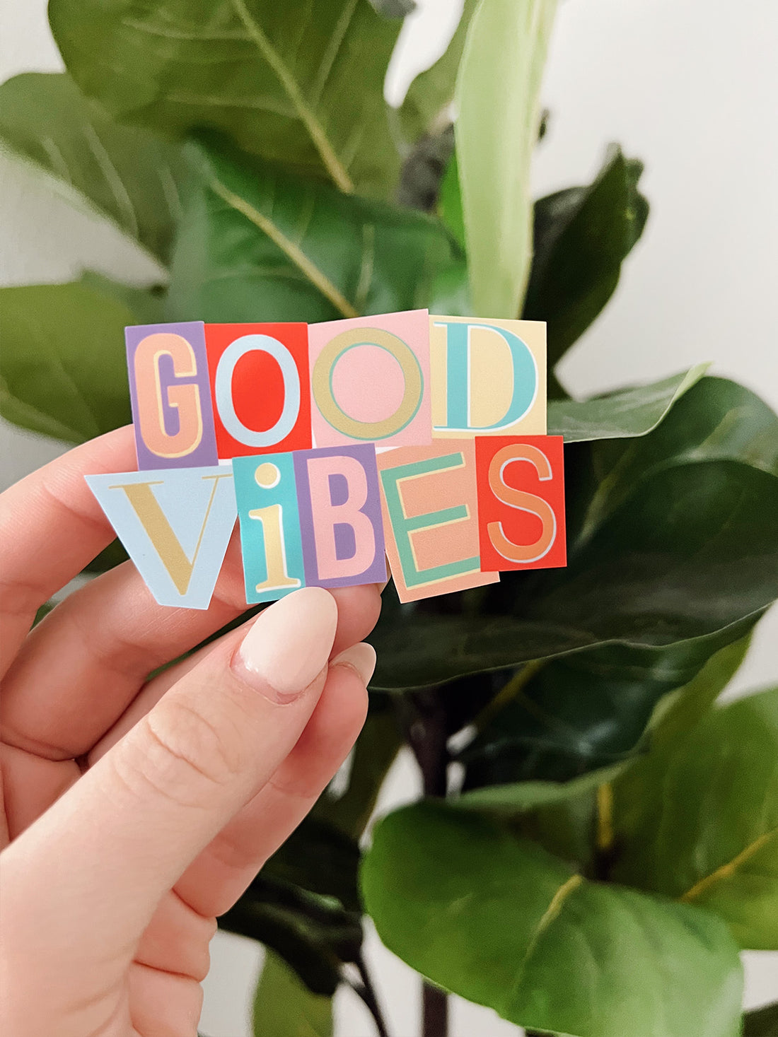 Good Vibes Vinyl Sticker