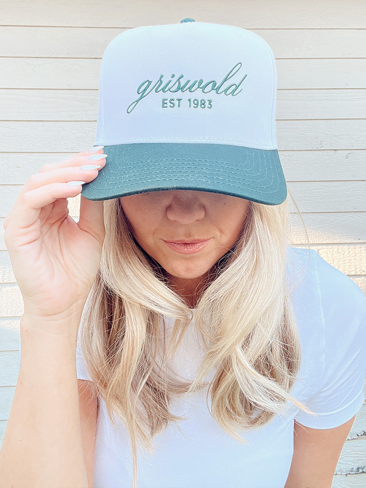 Embroidered Griswold Trucker Hat - Green