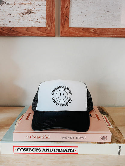 Choose Your Own Happy Trucker Hat